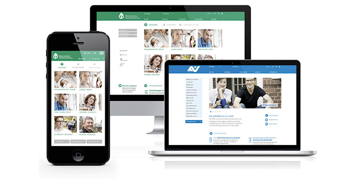 Website für den Hauptverband der SV